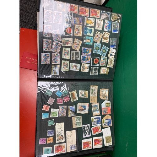 164 - Large collection of British and world stamps. Including first day covers, binders, stamp books and a... 