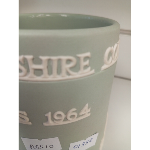 363 - Worcestershire County cricket champions 1964 Jasperware tankard