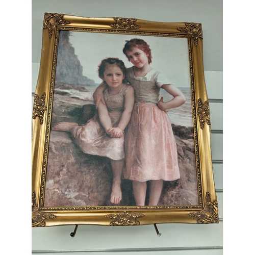 81 - Gold gilt Framed vintage print 