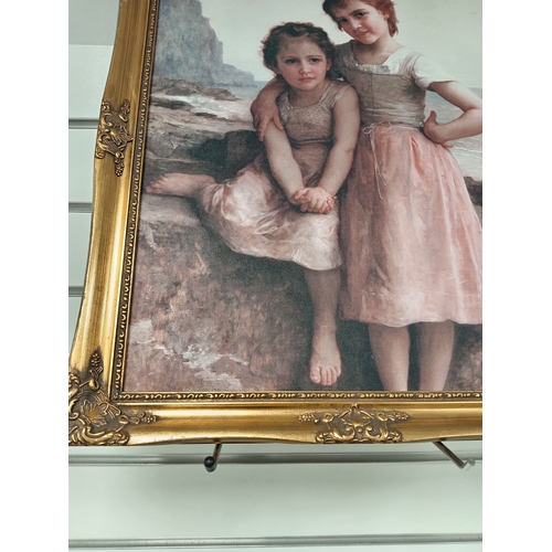 81 - Gold gilt Framed vintage print 