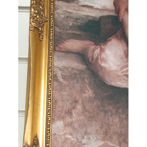 81 - Gold gilt Framed vintage print 