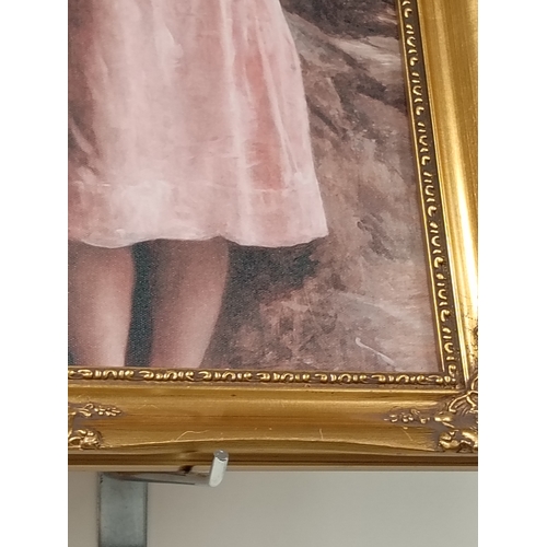 81 - Gold gilt Framed vintage print 