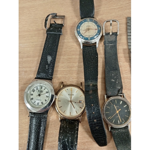 82 - Job lot of men's watches includes sekonda, Lorus, Accurist, smith empire & French connection