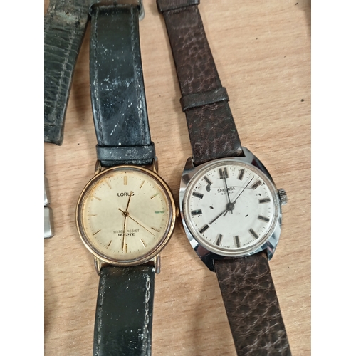 82 - Job lot of men's watches includes sekonda, Lorus, Accurist, smith empire & French connection