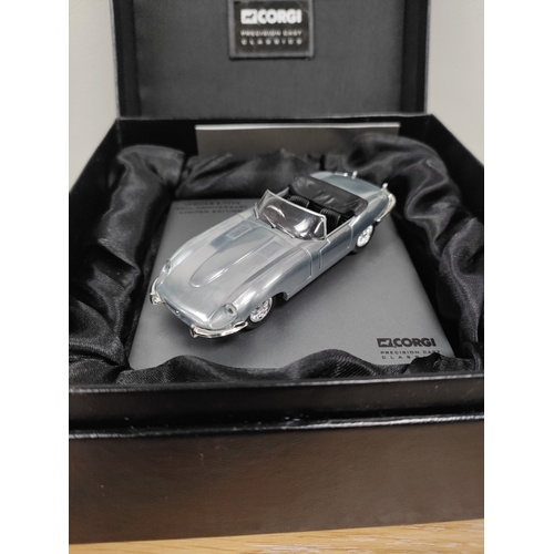 89 - Corgi Precision Cast Jaguar E-Type 40th Anniversary, Limited Edition in box. G50071