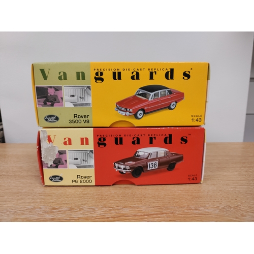 93 - Limited Edition Vanguards Precision Die-Cast Replicas 1:43. Rover P6 2000 and Rover 3500 V8.