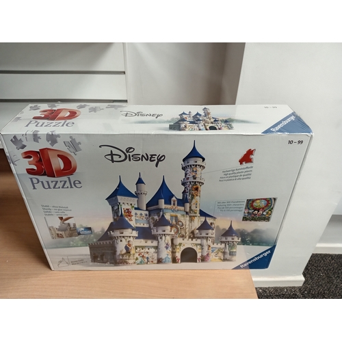 146 - Disney 3D Ravensburger Disney Castle puzzle H 49.6cm, 312 pieces age 10 upwards new sealed