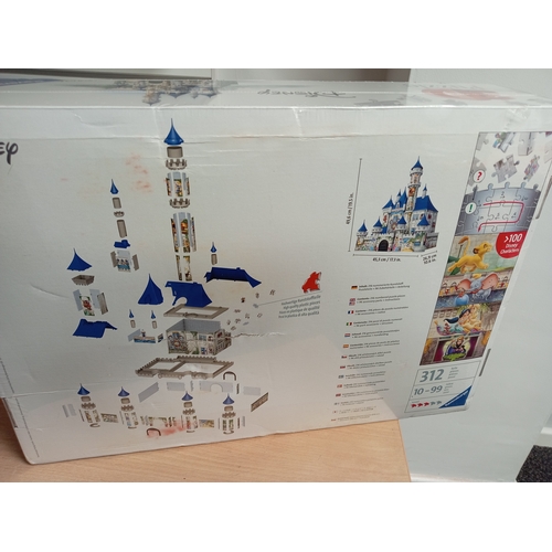 146 - Disney 3D Ravensburger Disney Castle puzzle H 49.6cm, 312 pieces age 10 upwards new sealed