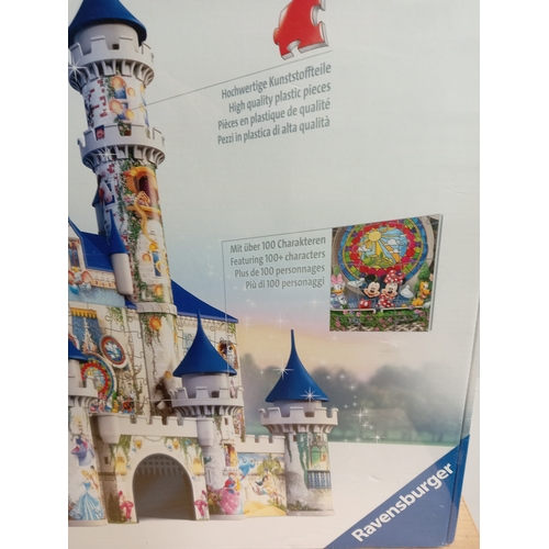 146 - Disney 3D Ravensburger Disney Castle puzzle H 49.6cm, 312 pieces age 10 upwards new sealed