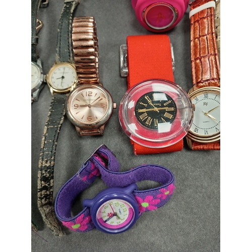 12 - Job lot of watches to include Tikkers, Citron, Timex,Sekonda and others