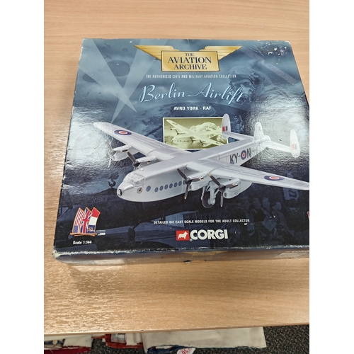 96 - Corgi die-cast Berlin Airlift Avro York-Raft boxed Scale 1:144