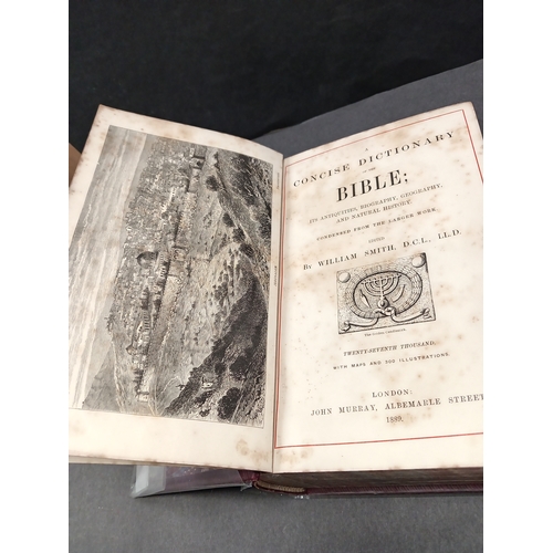 9 - A Concise Dictionary of the Bible, London John Murray 1889