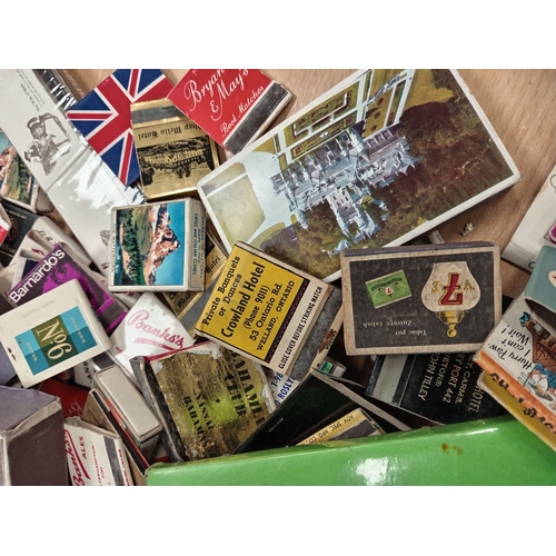 27 - Job lot of vintage matchboxes includes advertising, souvenir matches etc