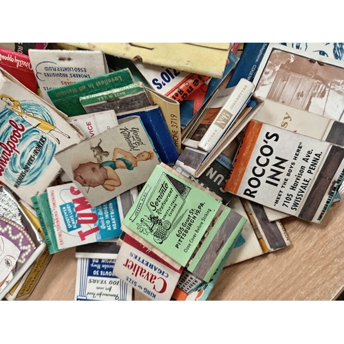 27 - Job lot of vintage matchboxes includes advertising, souvenir matches etc