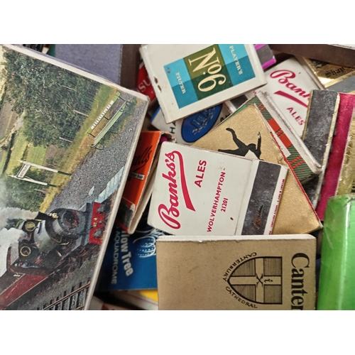 27 - Job lot of vintage matchboxes includes advertising, souvenir matches etc