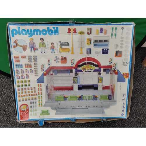 49 - Two large boxes of Playmobil. 3019 full and 3200 half full