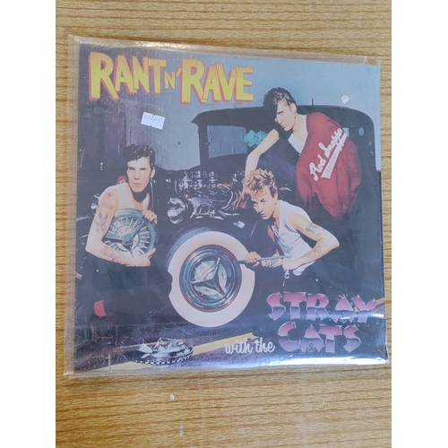 68 - Sealed Rant N' Rave with the stray cats album from 1983. SO-17102