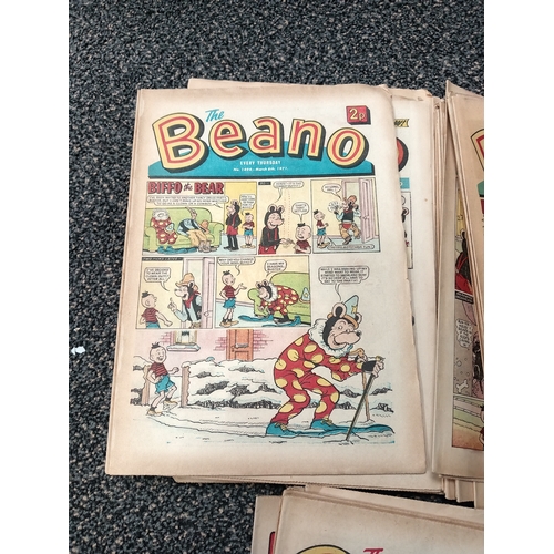 413 - Job lot of vintage 1970's The Beano comics