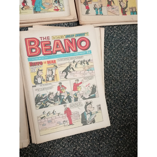 414 - Job lot of vintage 1970's The Beano comics