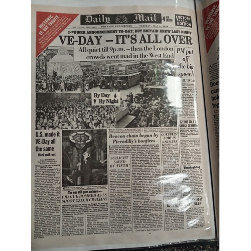 418 - Large folder of Newspaper pages of various events including from 1910 