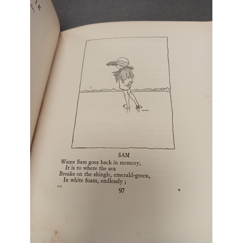 419 - Peacock Pie Book of rhymes by Walter De La Mare with illustrations by W Heath Robinson Signed by Wal... 