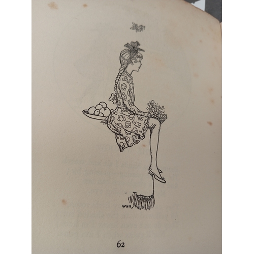 419 - Peacock Pie Book of rhymes by Walter De La Mare with illustrations by W Heath Robinson Signed by Wal... 