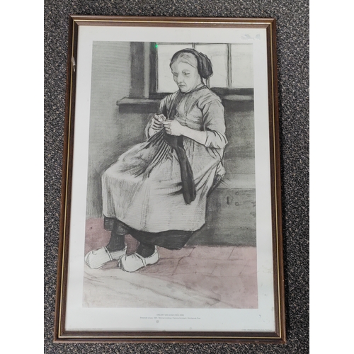 432 - A framed Vincent Van Gogh Lithograph 