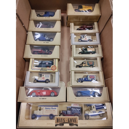 450 - Job lot of model of yesteryear cars. Makes include Rolls Royce, Jaguar, Talbot, MG, Lagonda, Packard... 