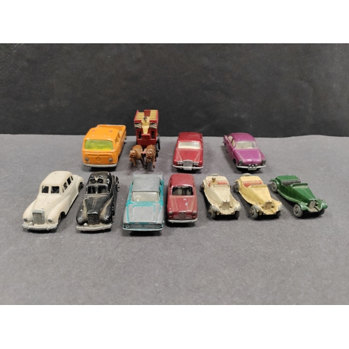 456 - Job lot Lesney diecast cars in played condition