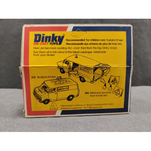 457 - 1977 Dinky Die Cast Toys Bedford Royal Mail Van No.410 in original packaging