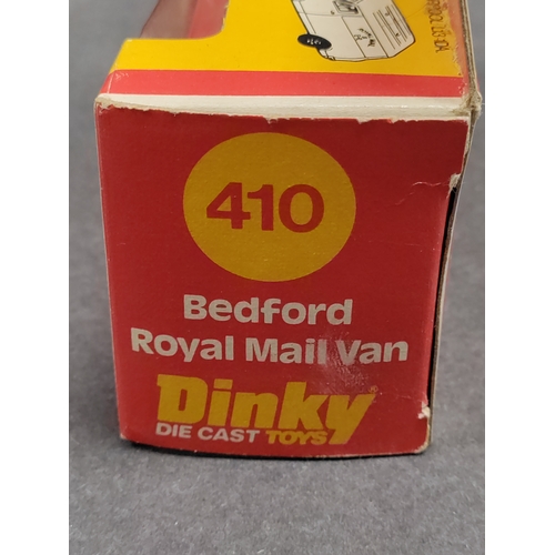 457 - 1977 Dinky Die Cast Toys Bedford Royal Mail Van No.410 in original packaging