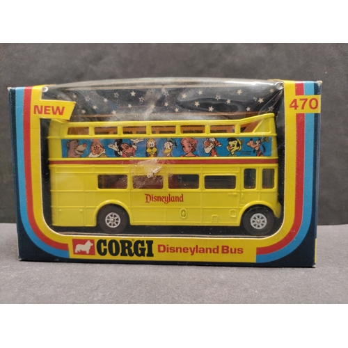 458 - 1976 Boxed Corgi Disneyland Bus No. 470