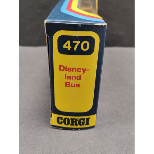 458 - 1976 Boxed Corgi Disneyland Bus No. 470