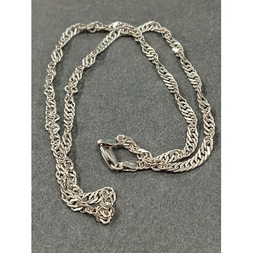 689 - 925 silver chain L 40cm