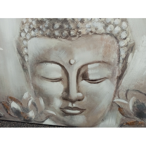 509 - Large Buddha canvas print H 60cm x W 120cm