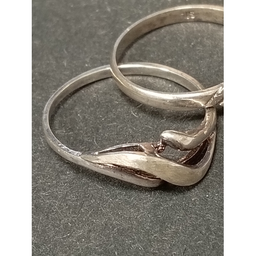 724 - Two 925 silver rings