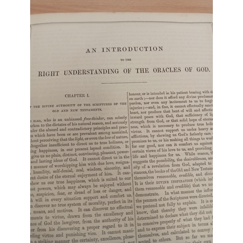 545 - Family Holy Bible dating from early 1800's To the memory of Mr John Brown who died in 1787