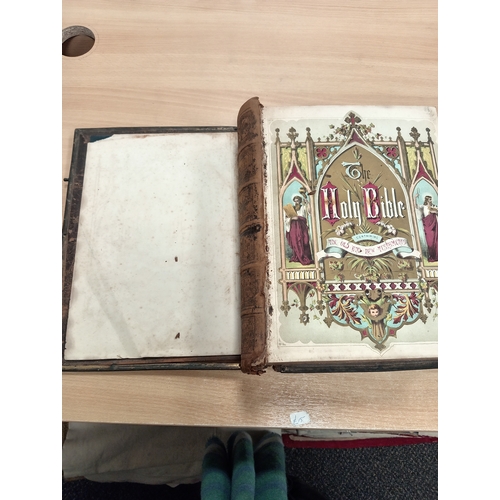 545 - Family Holy Bible dating from early 1800's To the memory of Mr John Brown who died in 1787