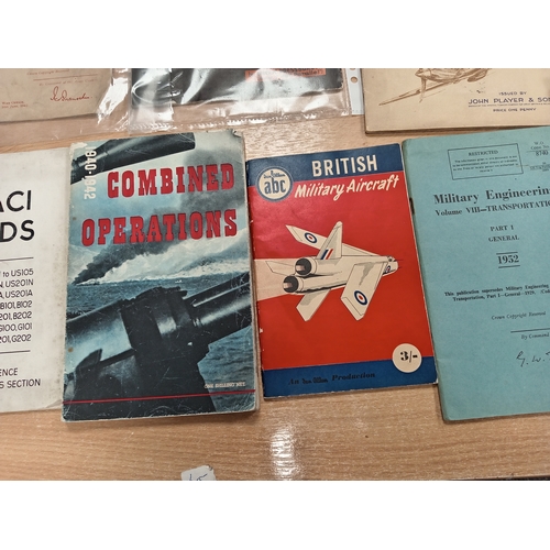 585 - Job lot of vintage 1940's Military Ephemera includes staff duty books, Military engineering Booklets... 