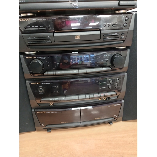 432 - Kenwood Hi-fi stereo with speakers