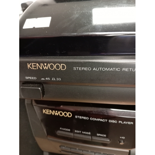 432 - Kenwood Hi-fi stereo with speakers