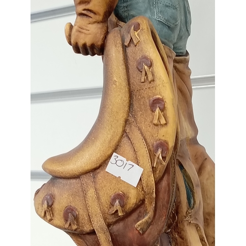 469 - The Leonardo collection large cowboy H 46cm x W 20cm