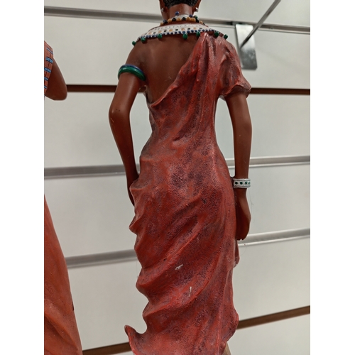 470 - The Africa collection limited edition Siatamei 1086/3000 chip on bottom of dress and Naeko 648/3000 ... 