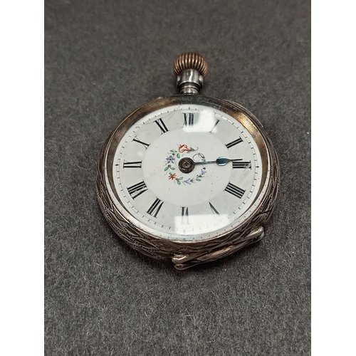 651 - Vintage silver pocket watch D F & Co not working