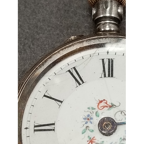 651 - Vintage silver pocket watch D F & Co not working