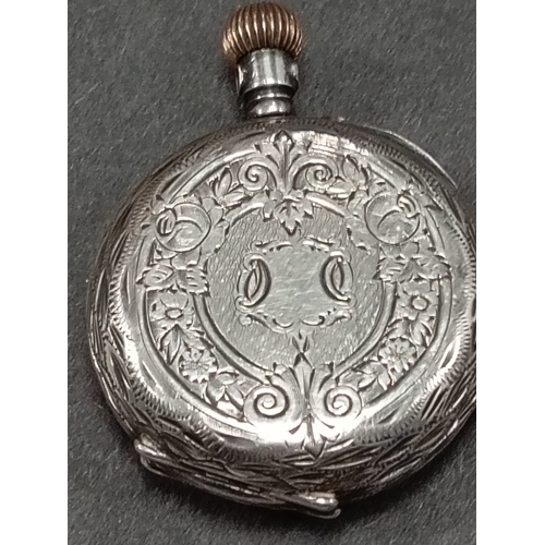 651 - Vintage silver pocket watch D F & Co not working