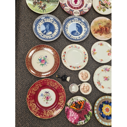 521 - Job Lot of ceramics to include decorative plates and crockery. Royal Worcester; Royal Doulton; Crown... 