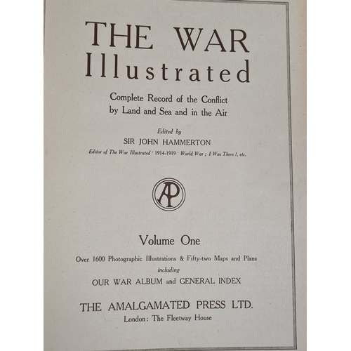 553 - 'The War Illustrated'  WW2 magazines in 3 bound volumes produced during 1939/41. Volume 1= 1939; vol... 