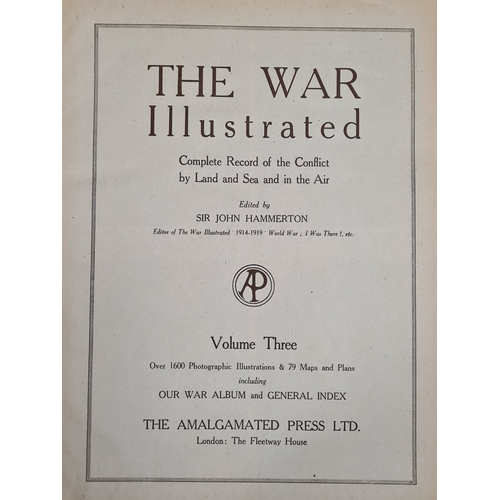 553 - 'The War Illustrated'  WW2 magazines in 3 bound volumes produced during 1939/41. Volume 1= 1939; vol... 