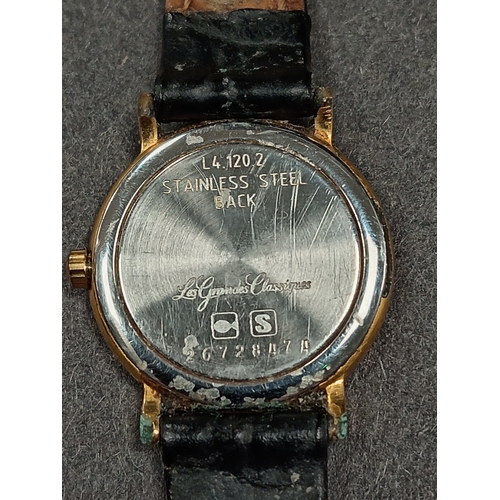 682 - Longines ladies 200 Swiss 7408 less grandest classiques watch (not working)